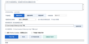 给 yt-dlp 做了一个 Windows 界面：不用命令行，也能下载视频、音频和字幕